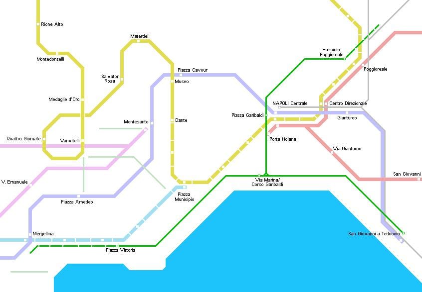 Plan de la ville de tramway 