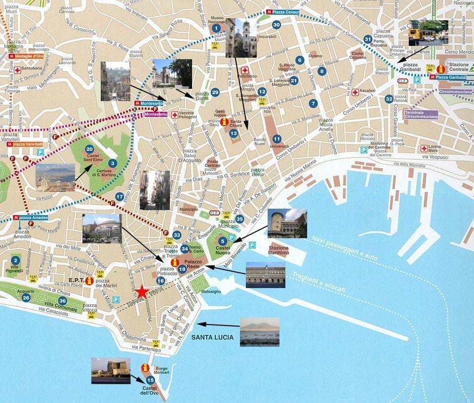Plan de la ville de port