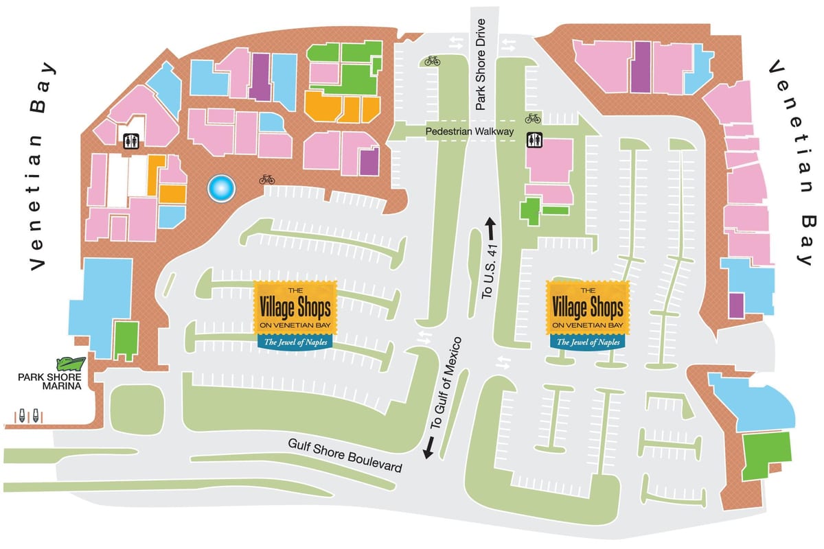 Carte de waterside shops naples