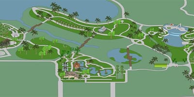 La carte de naples jardin botanique