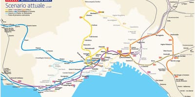 Plan de la ville de métro