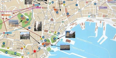 Plan de la ville de port