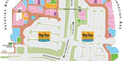 Carte de waterside shops naples